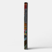 クリスマスリボンホリデーレッドと金ゴールドのスプール Case-Mate iPhoneケース (裏面 / 左)