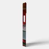 クリスマスリボンホリデーレッドと金ゴールドのスプール Case-Mate iPhoneケース (裏面 / 右)