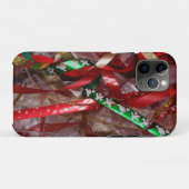 クリスマスリボンレッドグリーンと金ゴールド休日 Case-Mate iPhoneケース (裏面(横))