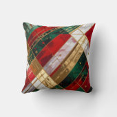 クリスマスリボン クッション (裏面)