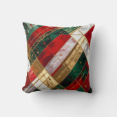 クリスマスリボン クッション (正面)