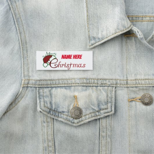 **クリスマスリボン**クリスマスイベント 名札 (インサイチュ)