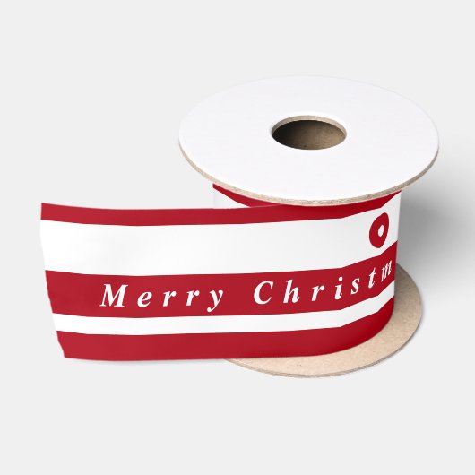 クリスマスリボン サテンリボン (リール)