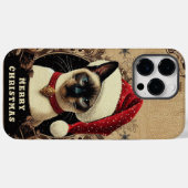 クリスマスリーガルシャミーネコ、クリスマスサンタ・キッテン Case-Mate iPhoneケース (裏面 (横))