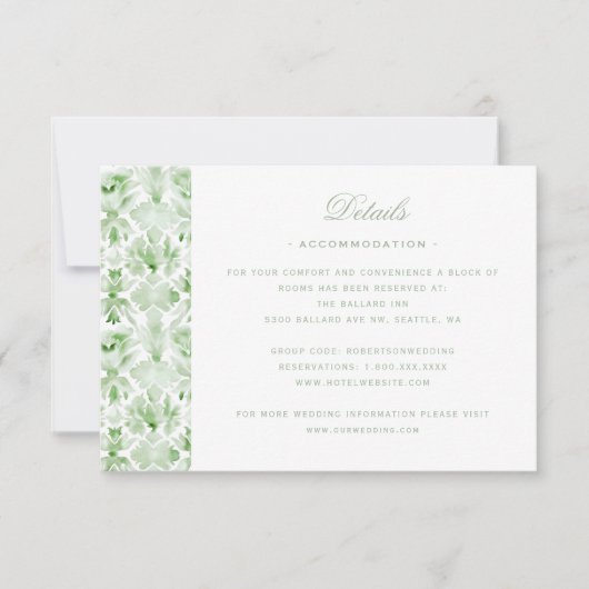 クリスマスリースとキャンディーケーンボウ詳細 サンキューカード (正面)