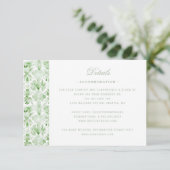 クリスマスリースとキャンディーケーンボウ詳細 サンキューカード (スタンド正面)