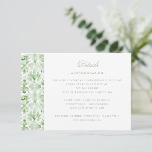 クリスマスリースとキャンディーケーンボウ詳細 サンキューカード (スタンド正面)