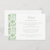 クリスマスリースとキャンディーケーンボウ詳細 サンキューカード (正面/裏面)