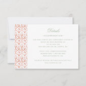 クリスマスリースとキャンディーケーンボウ詳細 サンキューカード (正面)