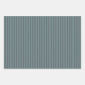 クリスマスリースとストライプ ラッピングペーパーシート (正面3)