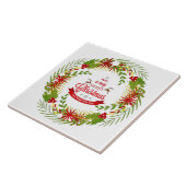 クリスマスリースとミストレ タイル (側面)