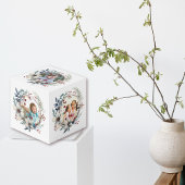 クリスマスリースと果実と花の写真 フォトキューブ