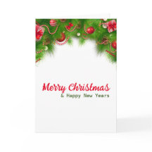 クリスマスリースと赤い電球、そしてプレゼント