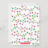 クリスマスリースのフォトカード シーズンカード (裏面)