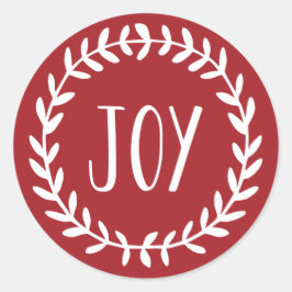 クリスマスリースのホリデーシーズン ラウンドシール