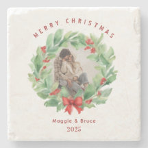 クリスマスリースの水の色のカスタム写真