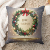 クリスマスリースの祭典 クリスマス スロー枕 クッション (ブランケット)