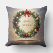 クリスマスリースの祭典 クリスマス スロー枕 クッション (正面)