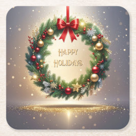 クリスマスリースの祭典 ペーパーコースター
