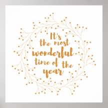 クリスマスリースの素晴らしい時間 – 金色