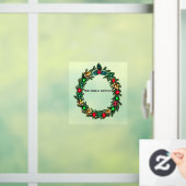 クリスマスリースの装飾 ウィンドウサイン (ホーム)