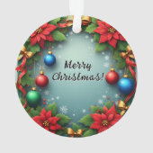 🎄クリスマスリースの輝くホームスタイル🎁 オーナメント (裏面)