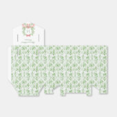 クリスマスリースキャンディーケーンボウ |モノグラム結婚ズ フェイバーボックス (折り畳みなし)