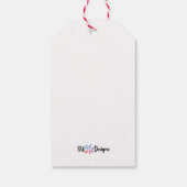 クリスマスリースギフトラベルby Sue Weidlich ギフトタグ (裏面)