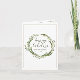 クリスマスリースグリーティングカード シーズンカード