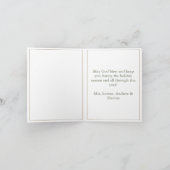 クリスマスリースグリーティングカード シーズンカード (内部)