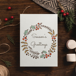 クリスマスリースシーズンのご挨拶