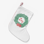 クリスマスリースジョイスモールクリスマスストッキング スモールクリスマスストッキング (正面 (吊り時))