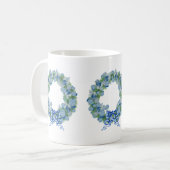 クリスマスリースジンジャージャージャー コーヒーマグカップ (正面左)