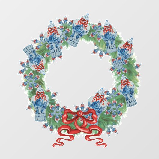 クリスマスリースジンジャージャーズ ウィンドウサイン (シート)