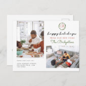 クリスマスリースツーフォトホリデームービング 案内ポストカード (正面/裏面)