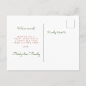 クリスマスリースツーフォトホリデームービング 案内ポストカード (裏面)