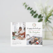 クリスマスリースツーフォトホリデームービング 案内ポストカード (スタンド正面)