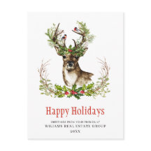 クリスマスリースディアホリデーグリーティ企業のング