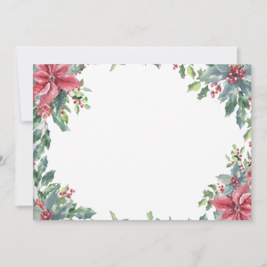 クリスマスリースディアー&バードホリデーオープンハウス 招待状 (裏面)