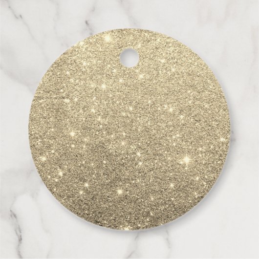 クリスマスリースバラ金ゴールドグリッタースクリプトw名前 フェイバータグ (裏面)