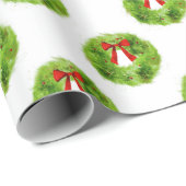 クリスマスリースパターン ラッピングペーパー (ロールコーナー)