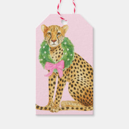 クリスマスリースヒョウ ギフトタグ