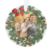 クリスマスリースファミリーの写真