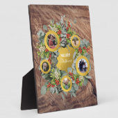 クリスマスリースフォトコラージホリデー フォトプラーク (側面)