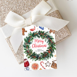 クリスマスリースホリデーカード シーズンカード