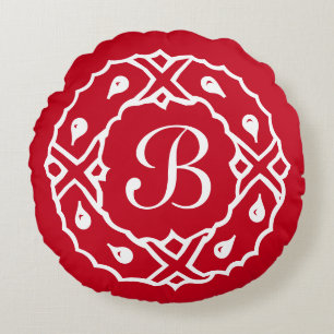 クリスマスリースホリデーホームデコールラウンドピロー ラウンドクッション