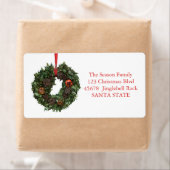 クリスマスリースホリデーラベル ラベル (インサイチュ)