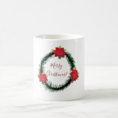 クリスマスリースマグ コーヒーマグカップ (中央)