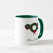 クリスマスリースマグ マグカップ (正面右)