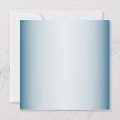 クリスマスリースレッドボウティール(緑がかった色)ホリデーズパーティー 招待状 (裏面)